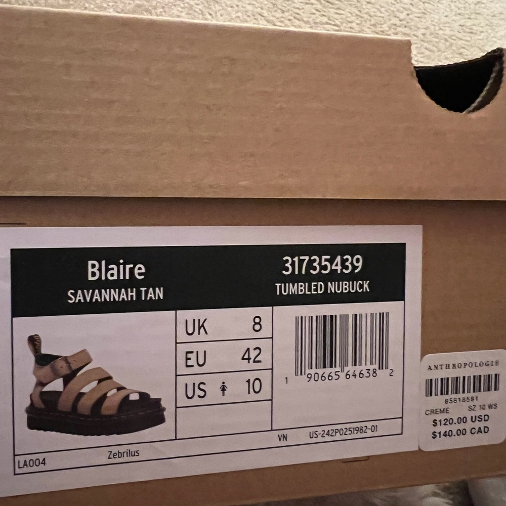 NEW Dr. Martens Blaire SAVANNAH TAN - Picture 12 of 12